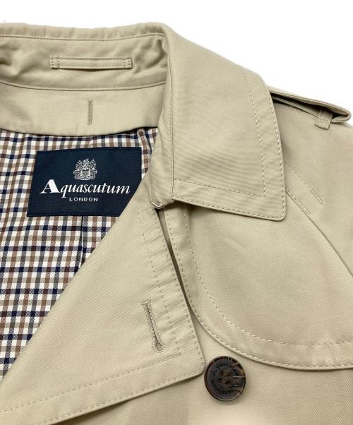 Aquascutum（アクアスキュータム）Aquascutum (アクアスキュータム) トレンチコート ベージュ サイズ:6の古着・服飾アイテム