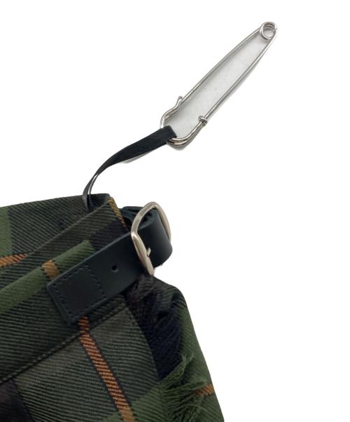 O'NEIL OF DUBLIN（オニールオブダブリン）O'NEIL OF DUBLIN (オニールオブダブリン) イージー キルトラップ スカート グリーン サイズ:8の古着・服飾アイテム