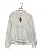 POLO RALPH LAURENポロ・ラルフローレン）の古着「ドットポロベアパーカー」｜ホワイト