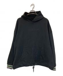 TENDER PERSON（テンダ―パーソン）の古着「プルオーバーパーカー」｜ブラック