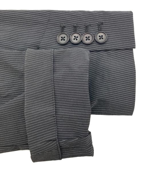 JOSEPH HOMME（ジョゼフ オム）JOSEPH HOMME (ジョゼフ オム) ストライプセットアップ ブラック サイズ:-の古着・服飾アイテム