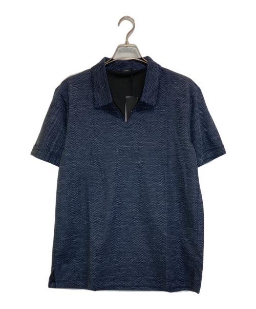 JOSEPH（ジョゼフ）JOSEPH (ジョゼフ) トップヘリンボンジャージースキッパー ネイビー サイズ:50の古着・服飾アイテム