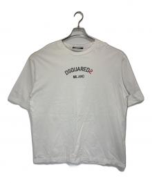 DSQUARED2（ディースクエアード）の古着「プリントTシャツ」｜ホワイト