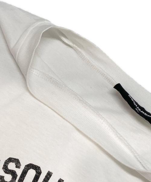 DSQUARED2（ディースクエアード）DSQUARED2 (ディースクエアード) プリントTシャツ ホワイト サイズ:XLの古着・服飾アイテム