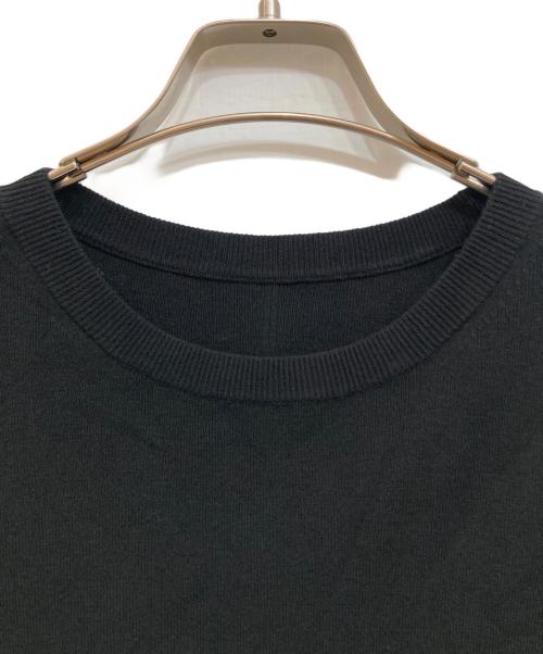 icB（アイシービー）icB (アイシービー) クロスコンビ シャツドッキングプルオーバー ブラック サイズ:Sの古着・服飾アイテム