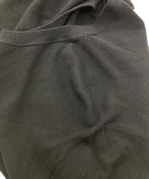 icB（アイシービー）icB (アイシービー) クロスコンビ シャツドッキングプルオーバー ブラック サイズ:Sの古着・服飾アイテム