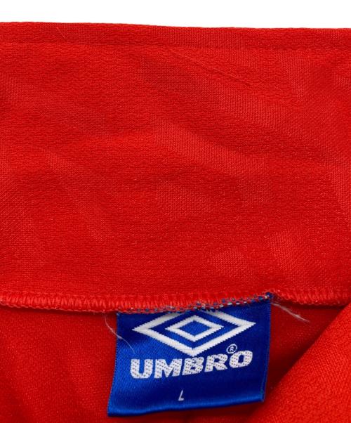 UMBRO（アンブロ）UMBRO (アンブロ) ゲームシャツ レッド サイズ:Lの古着・服飾アイテム