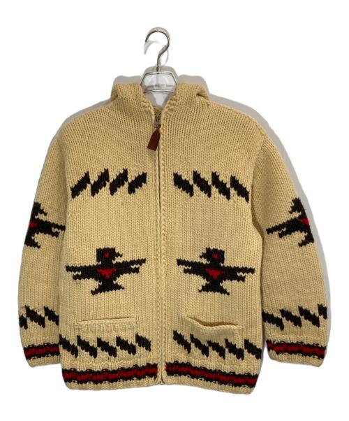 CANADIAN SWEATER（カナディアンセーター）CANADIAN SWEATER (カナディアンセーター) カウチンニットパーカー ベージュ サイズ:下記参照の古着・服飾アイテム