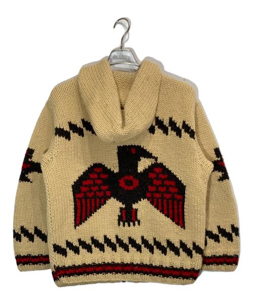 CANADIAN SWEATER（カナディアンセーター）CANADIAN SWEATER (カナディアンセーター) カウチンニットパーカー ベージュ サイズ:下記参照の古着・服飾アイテム
