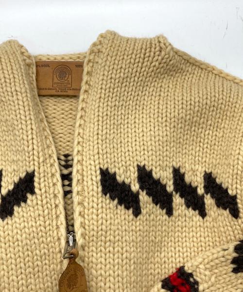 CANADIAN SWEATER（カナディアンセーター）CANADIAN SWEATER (カナディアンセーター) カウチンニットパーカー ベージュ サイズ:下記参照の古着・服飾アイテム