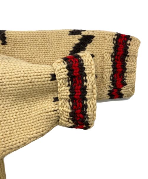 CANADIAN SWEATER（カナディアンセーター）CANADIAN SWEATER (カナディアンセーター) カウチンニットパーカー ベージュ サイズ:下記参照の古着・服飾アイテム