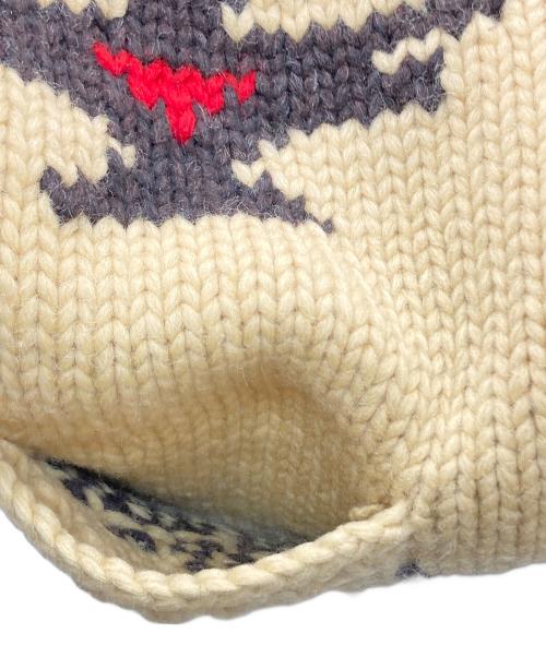 CANADIAN SWEATER（カナディアンセーター）CANADIAN SWEATER (カナディアンセーター) カウチンニットパーカー ベージュ サイズ:下記参照の古着・服飾アイテム