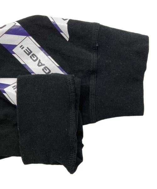 OFFWHITE（オフホワイト）OFFWHITE (オフホワイト) エアポートテープL/Sカットソー ブラック サイズ:XXLの古着・服飾アイテム