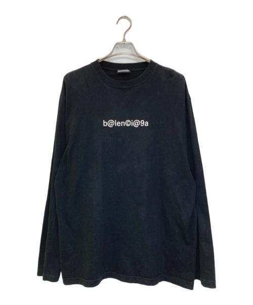 BALENCIAGA（バレンシアガ）BALENCIAGA (バレンシアガ) SYMBOLIC LOGO LS T-SHIRT ブラック サイズ:Sの古着・服飾アイテム