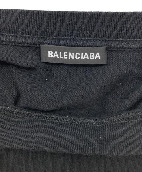 BALENCIAGA（バレンシアガ）BALENCIAGA (バレンシアガ) SYMBOLIC LOGO LS T-SHIRT ブラック サイズ:Sの古着・服飾アイテム