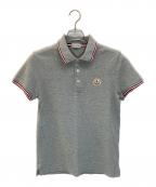 MONCLERモンクレール）の古着「ポロシャツ」｜グレー