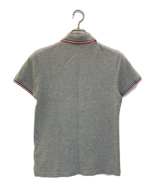 MONCLER（モンクレール）MONCLER (モンクレール) ポロシャツ グレー サイズ:Sの古着・服飾アイテム