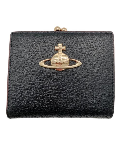 Vivienne Westwood（ヴィヴィアンウエストウッド）Vivienne Westwood (ヴィヴィアンウエストウッド) 2つ折り財布 ブラックの古着・服飾アイテム
