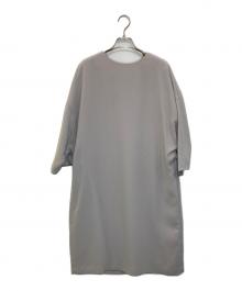 ADORE（アドーア）の古着「ハイツイスト ジョーゼット ワンピース」｜グレー