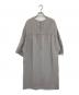 ADORE (アドーア) ハイツイスト ジョーゼット ワンピース グレー サイズ:38：7000円