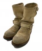RED WINGレッドウィング）の古着「ENGINEER BOOT」｜ベージュ