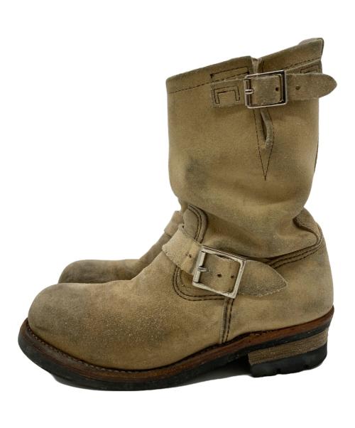 RED WING（レッドウィング）RED WING (レッドウィング) ENGINEER BOOT ベージュ サイズ:25.5の古着・服飾アイテム