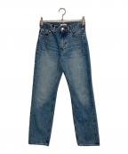 CLANEクラネ）の古着「THUMB DENIM PANTS」｜ブルー