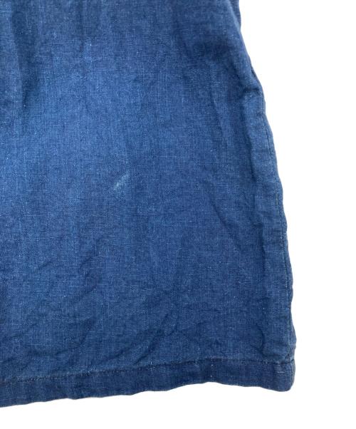 nest Robe（ネストローブ）nest Robe (ネストローブ) 刺繍インディゴリネンワンピース インディゴ サイズ:下記参照の古着・服飾アイテム