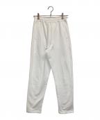 CLANEクラネ）の古着「CURVE LINE SWEAT PANTS」｜ホワイト