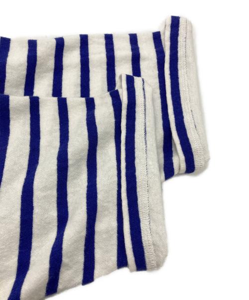 UPCYCLELINO（アップサイクルリノ）UPCYCLELINO (アップサイクルリノ) ボーダーカットソー ホワイト×ブルー サイズ:SIZE 1の古着・服飾アイテム