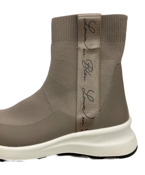 LANVIN en Bleu（ランバンオンブルー）LANVIN en Bleu (ランバンオンブルー) ソックスブーツ ベージュ サイズ:23.5の古着・服飾アイテム