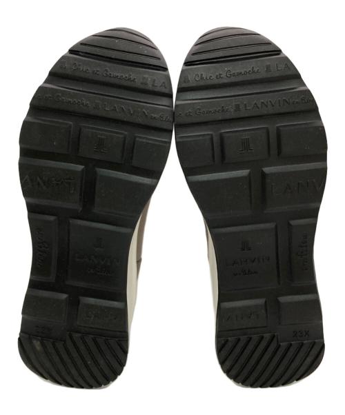 LANVIN en Bleu（ランバンオンブルー）LANVIN en Bleu (ランバンオンブルー) ソックスブーツ ベージュ サイズ:23.5の古着・服飾アイテム