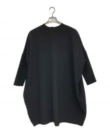 mizuiro-ind（ミズイロインド）の古着「コクーンワイドワンピース」｜ブラック