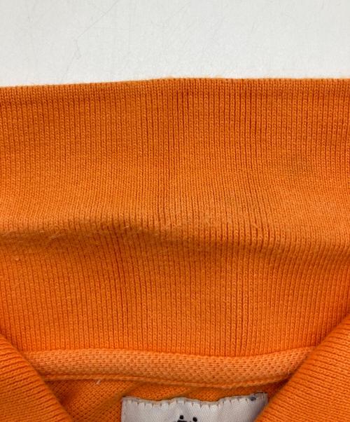 stussy（ステューシー）stussy (ステューシー) クラウン刺繍ポロシャツ オレンジ サイズ:Mの古着・服飾アイテム