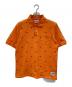 stussy（ステューシー）の古着「クラウン刺繍ポロシャツ」｜オレンジ