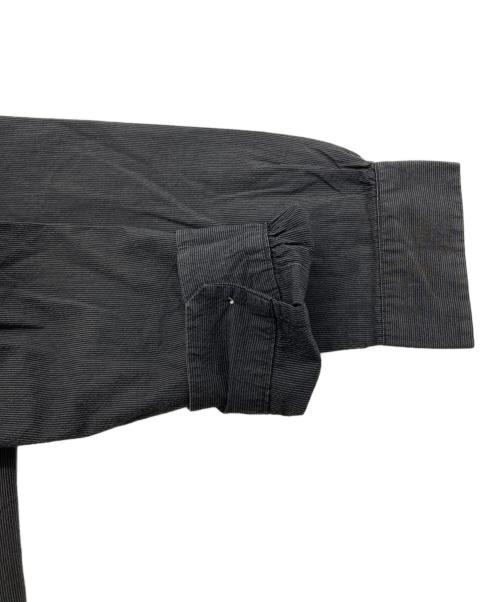 HUIS（ハウス）HUIS (ハウス) コードレーンワイドブラウス グレー サイズ:Fの古着・服飾アイテム