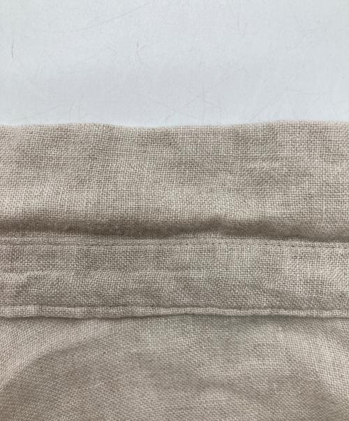 群言堂（グンゲンドウ）群言堂 (グンゲンドウ) リネンワイドブラウス ベージュ サイズ:Freeの古着・服飾アイテム