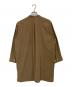 HUIS (ハウス) オーガニックコットンバンドカラーロングシャツ ブラウン サイズ:F：9000円