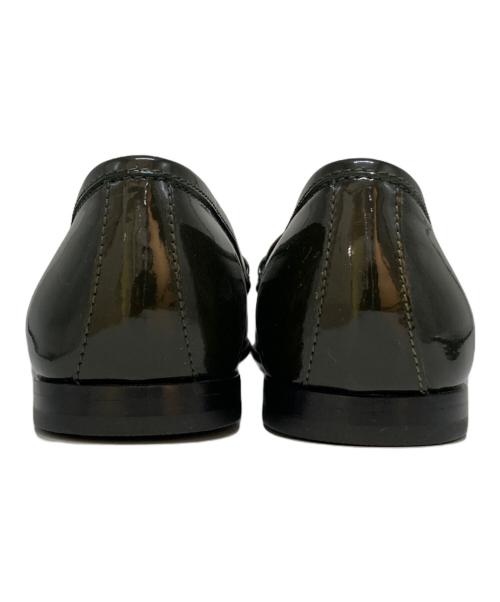 BALLY（バリー）BALLY (バリー) パテントローファー オリーブ サイズ:35の古着・服飾アイテム