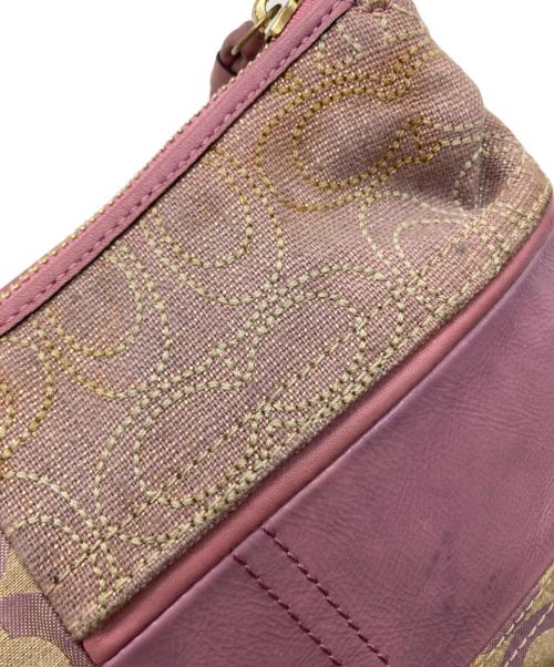 COACH（コーチ）COACH (コーチ) ワンショルダーバッグ ピンクの古着・服飾アイテム