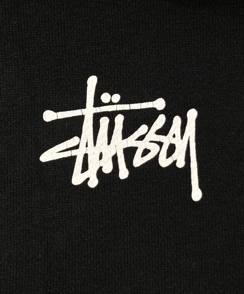 stussy（ステューシー）stussy (ステューシー) Basic Logo Hoode ブラック サイズ:Sの古着・服飾アイテム