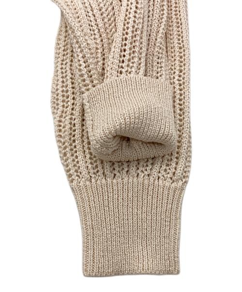 Adam et Rope（アダム エ ロペ）Adam et Rope (アダム エ ロペ) メッシュジップアップジャケット アイボリー サイズ:Fの古着・服飾アイテム