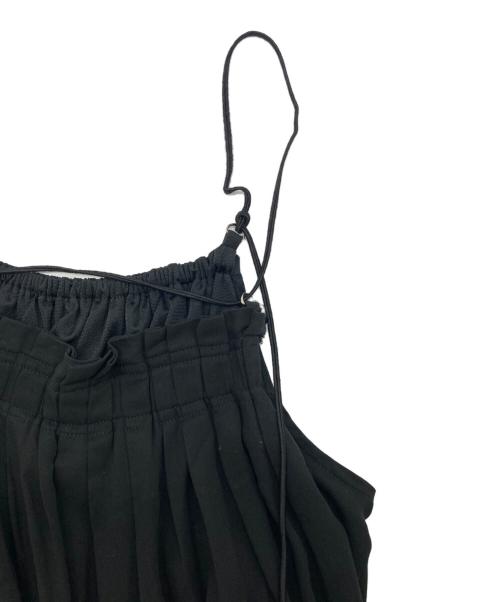ELENDEEK（エレンディーク）ELENDEEK (エレンディーク) シャーリングキャミワンピース ブラック サイズ:02の古着・服飾アイテム