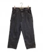 LEVI'Sリーバイス）の古着「SILVERTABバギーカーペンター/デニムパンツ」｜ブラック
