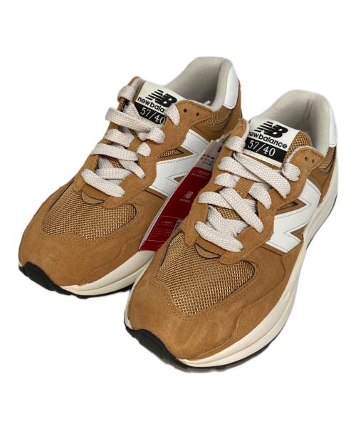 NEW BALANCE（ニューバランス）NEW BALANCE (ニューバランス) 57/40 ローカットスニーカー ブラウン サイズ:24.5の古着・服飾アイテム