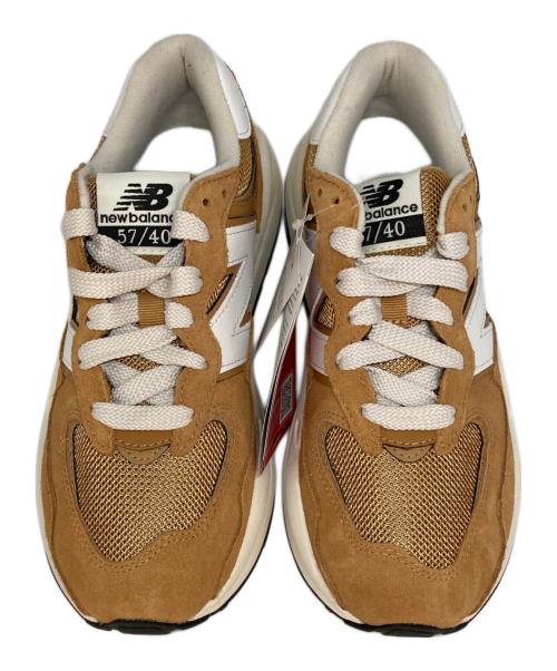 NEW BALANCE（ニューバランス）NEW BALANCE (ニューバランス) 57/40 ローカットスニーカー ブラウン サイズ:24.5の古着・服飾アイテム