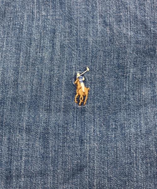 RALPH LAUREN（ラルフローレン）RALPH LAUREN (ラルフローレン) CLASSIC FIT デニムシャツ ブルー サイズ:Lの古着・服飾アイテム