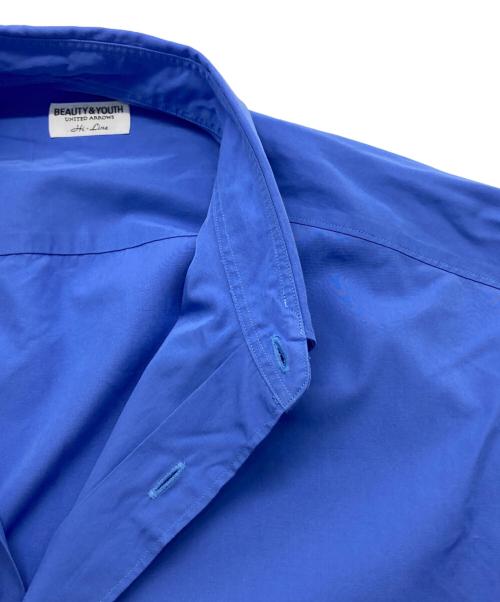 BEAUTY&YOUTH（ビューティーアンドユース）BEAUTY&YOUTH (ビューティーアンドユース) 120/2 ブロードシャツ ブルー サイズ:Sの古着・服飾アイテム