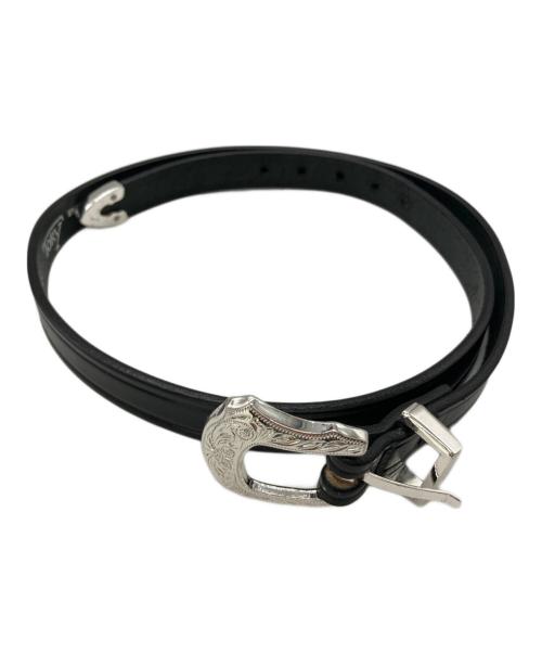 TORY LEATHER（トリーレザー）TORY LEATHER (トリーレザー) WESTERN BELT ブラックの古着・服飾アイテム