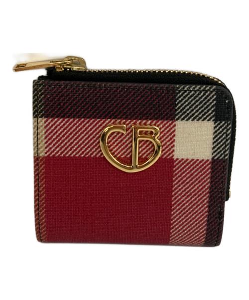 BLUE LABEL CRESTBRIDGE（ブルーレーベルクレストブリッジ）BLUE LABEL CRESTBRIDGE (ブルーレーベルクレストブリッジ) 2つ折り財布 レッドの古着・服飾アイテム